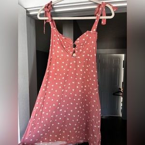 LA Hearts Pink Daisy Mini Dress